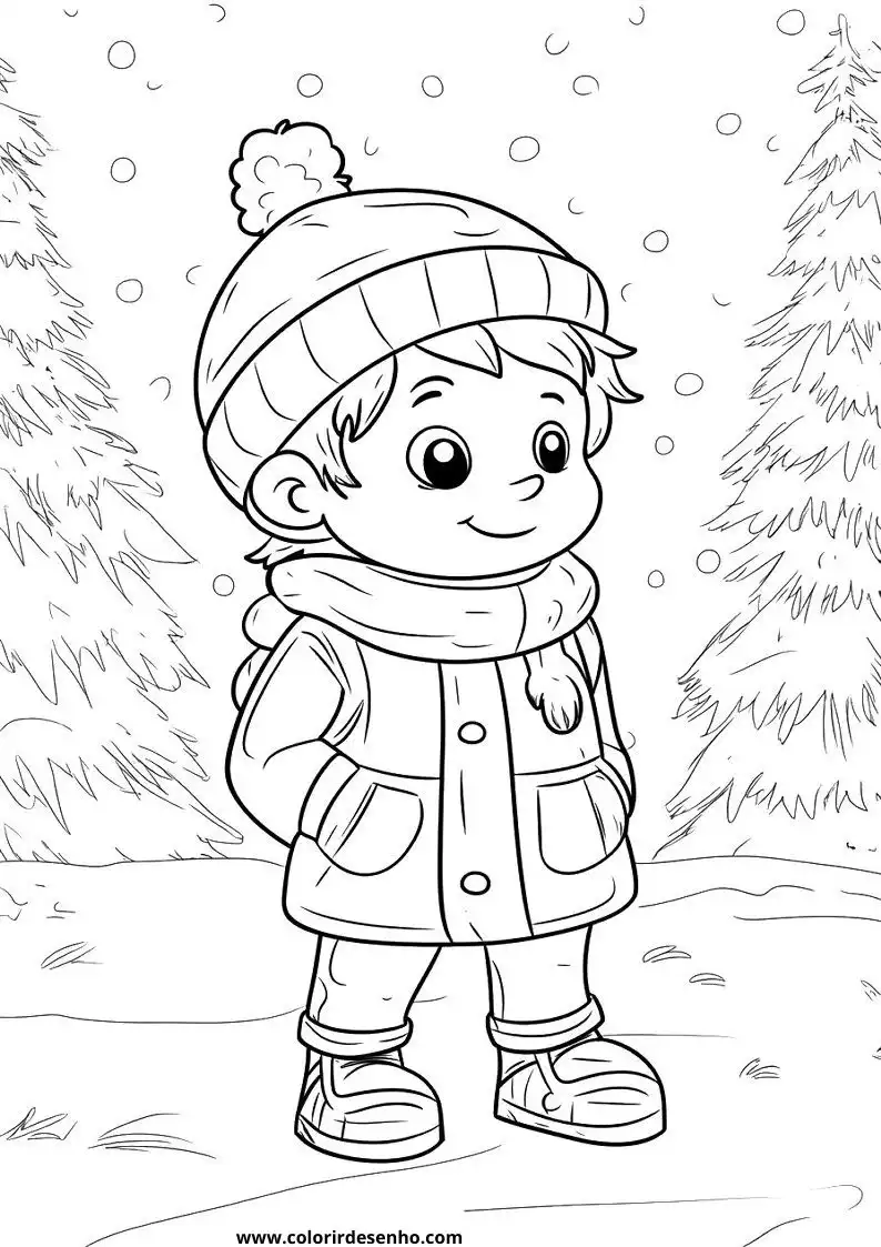 Christmas Picture Coloring Pages 4