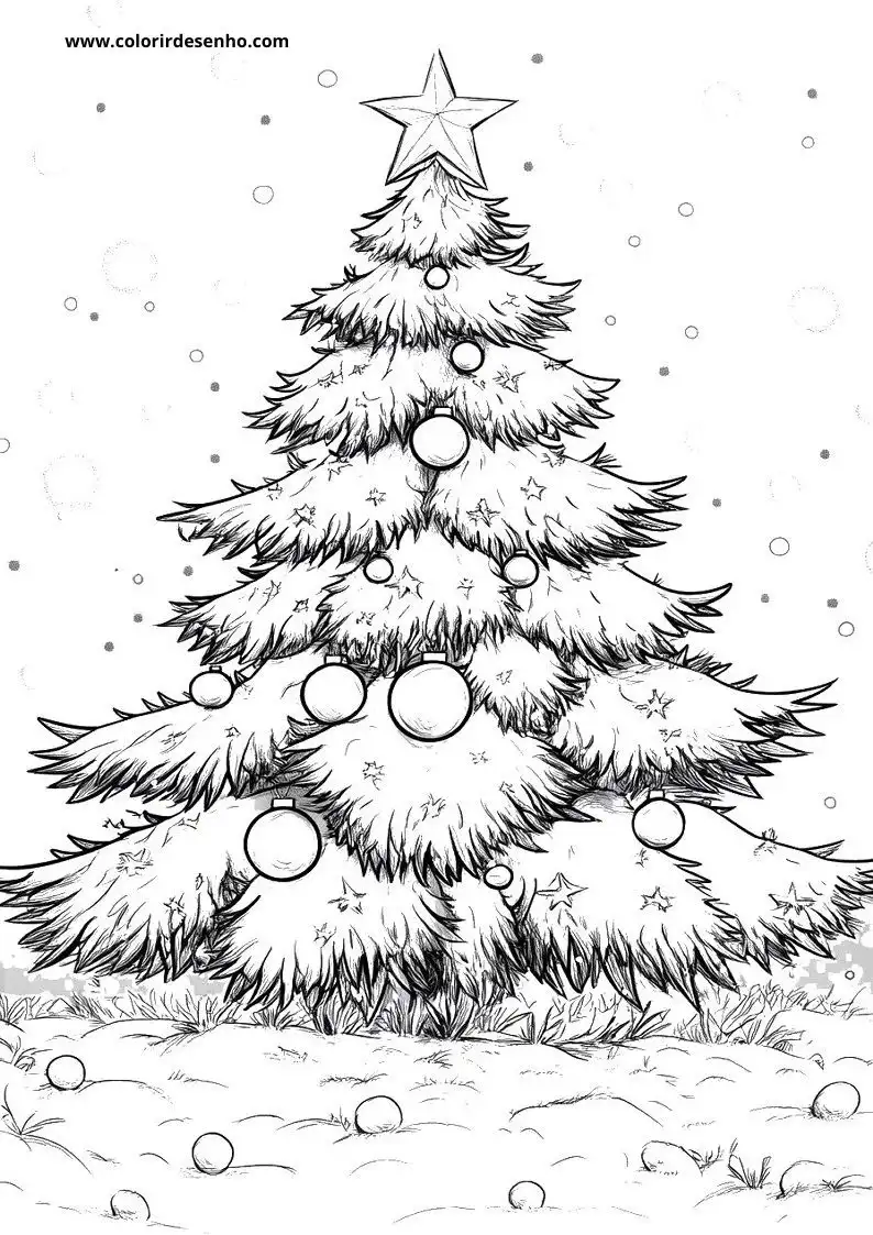 Christmas Picture Coloring Pages 6