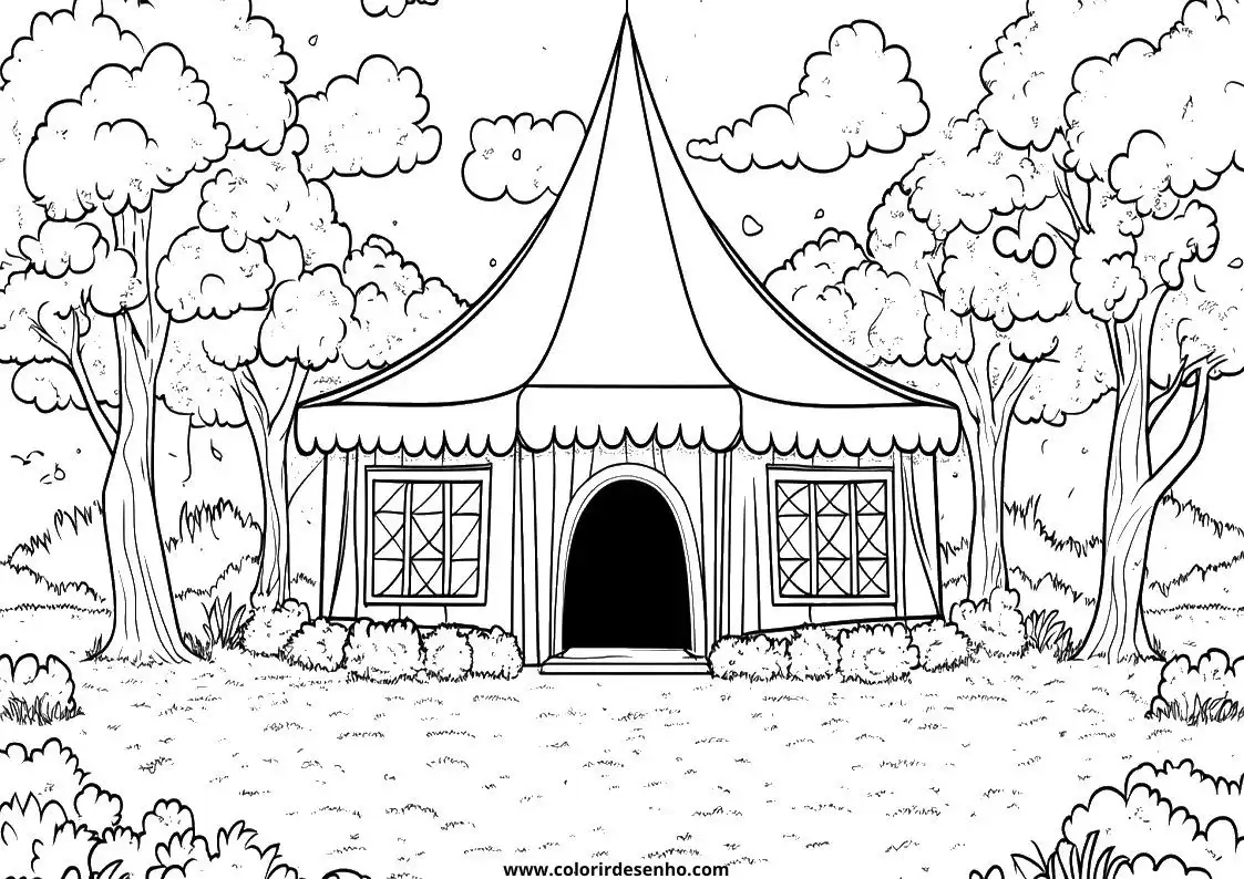 Circus Free Printable Coloring Pages 2