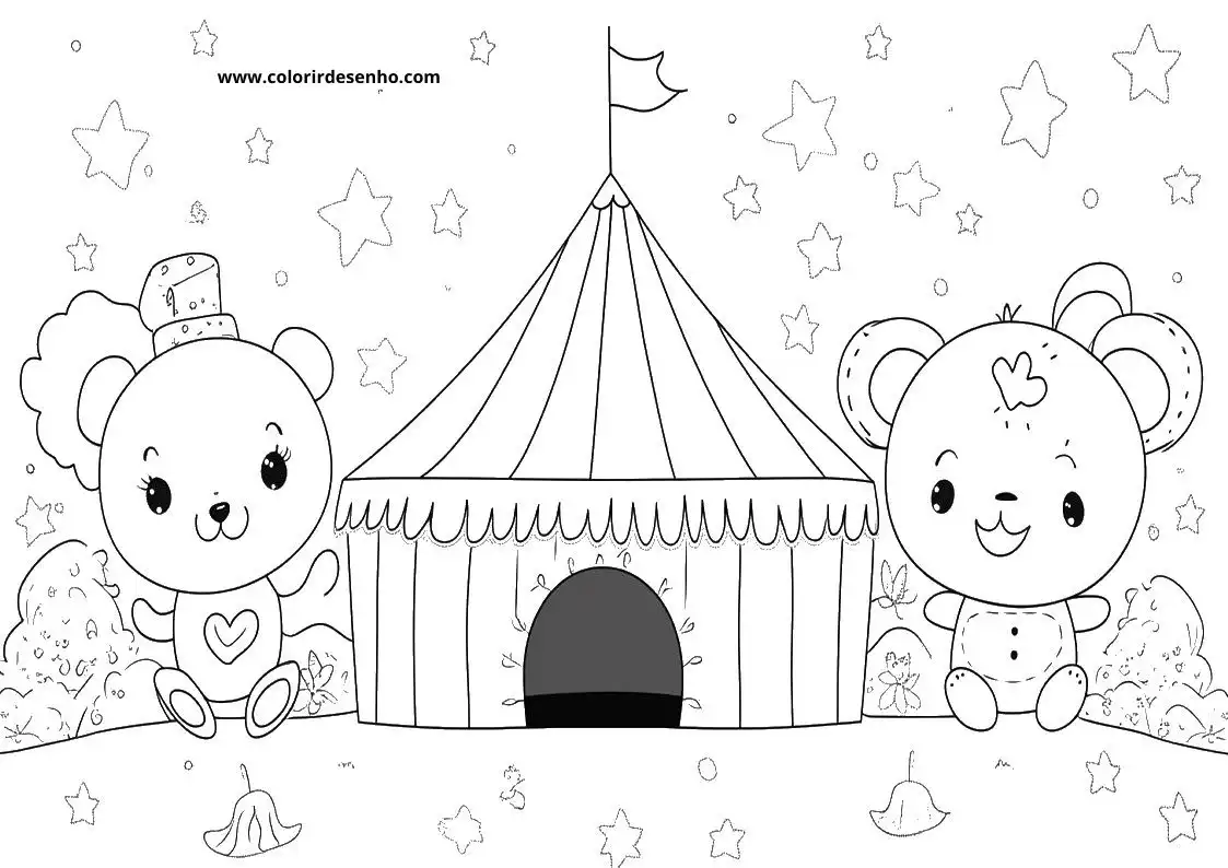 Circus Picture Coloring Pages 3