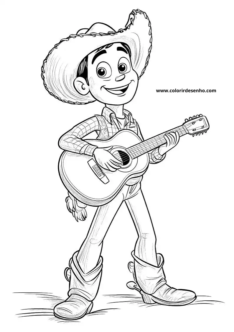 Country Music Coloring Pages 13