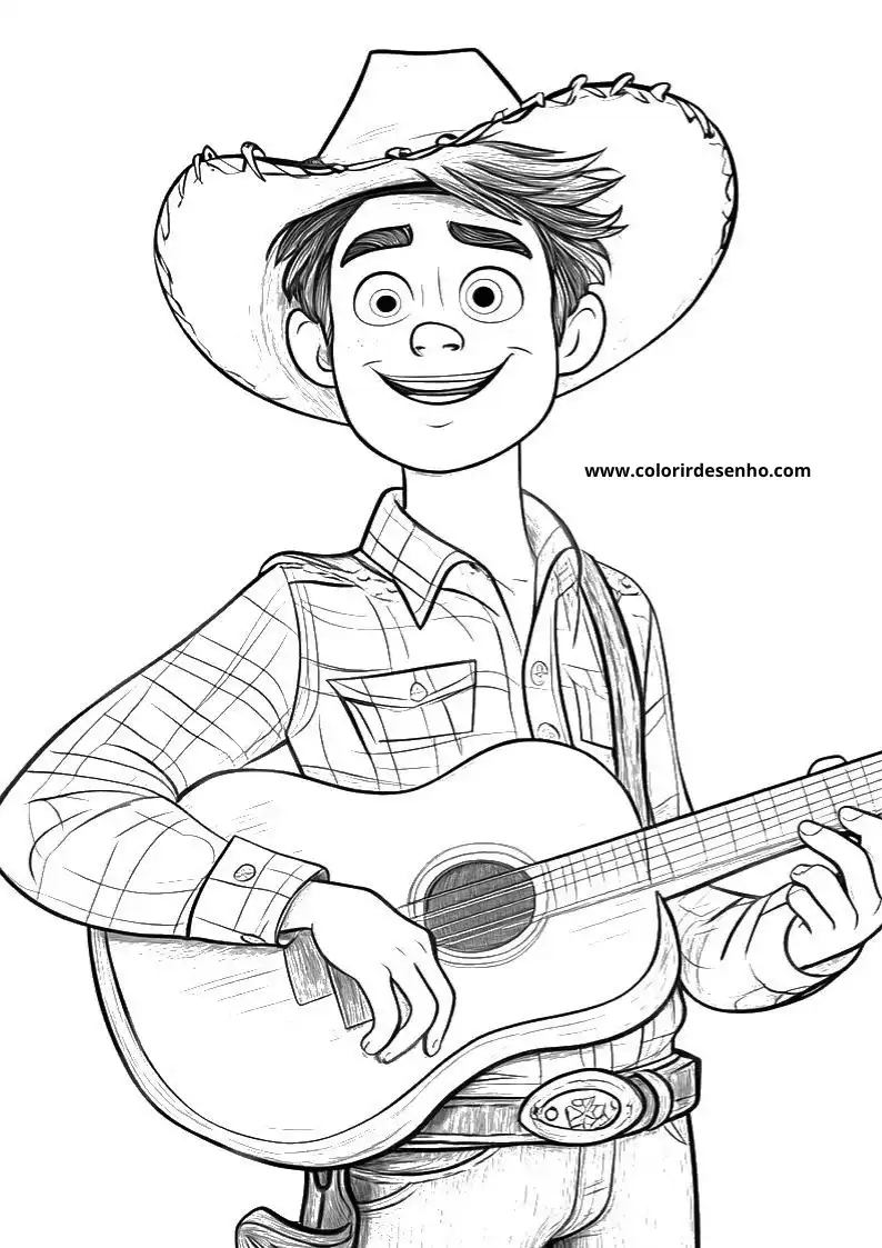 Country Music Coloring Pages 15