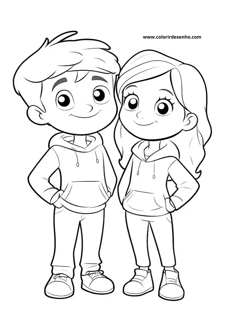 Couples Coloring Pages 12