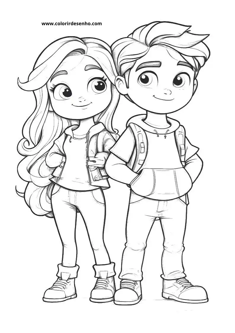 Couples Coloring Pages 2
