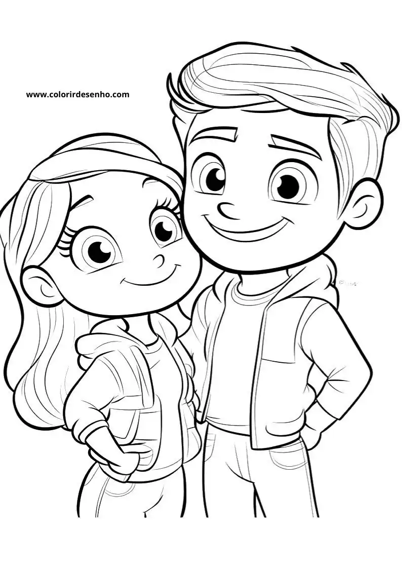 Couples Coloring Pages 3
