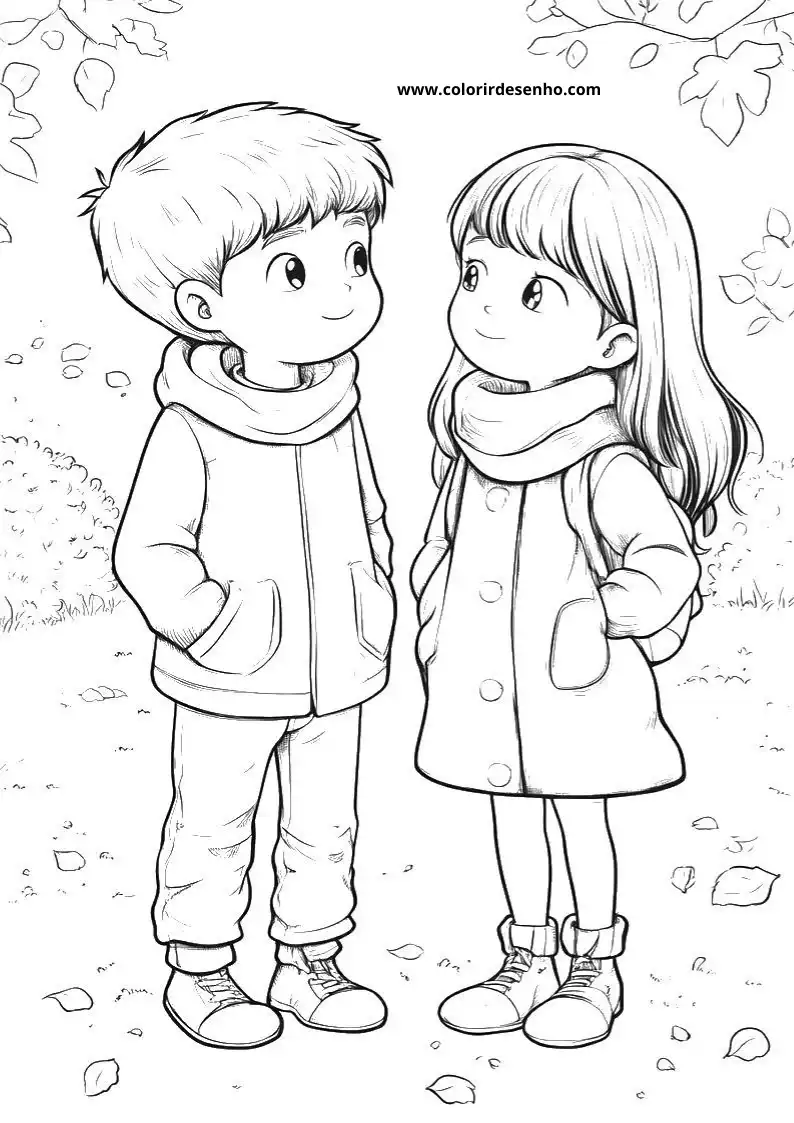 Couples Coloring Pages 5