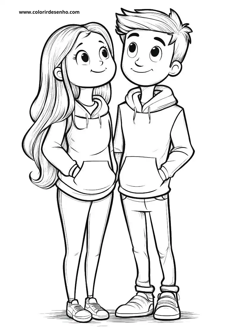Couples Coloring Pages For All Ages 5