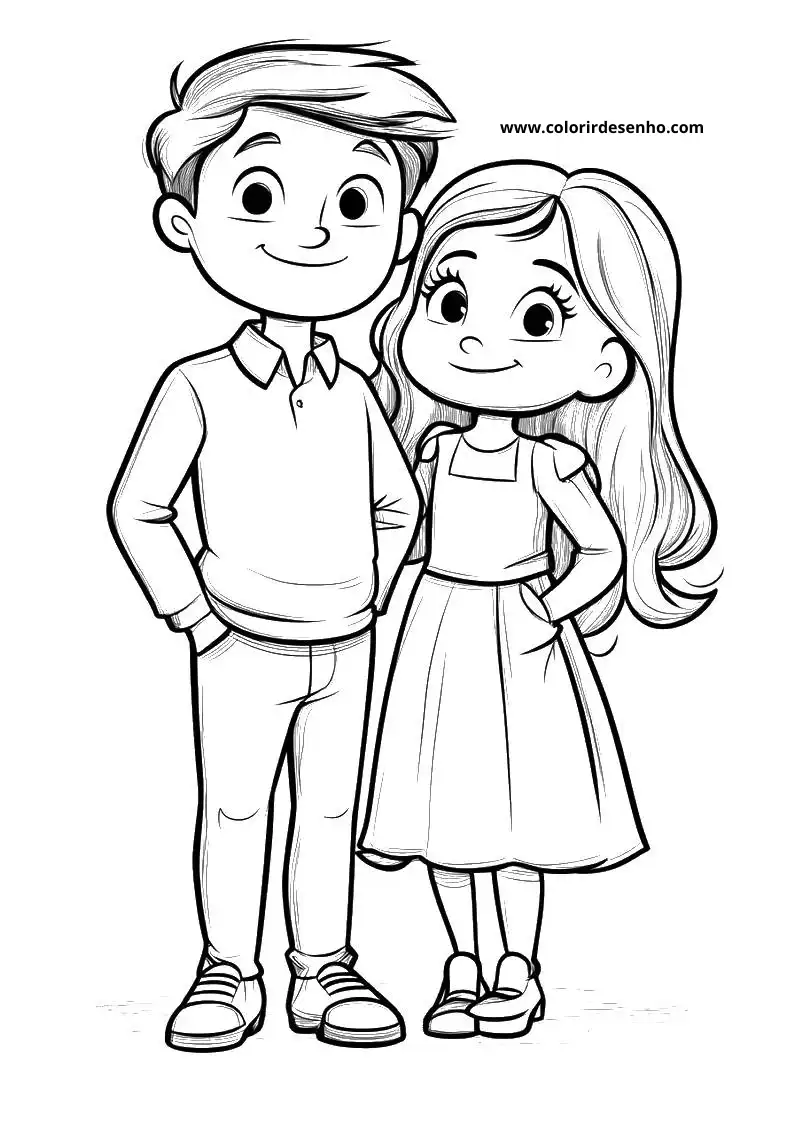 Couples Coloring Pages For All Ages 6