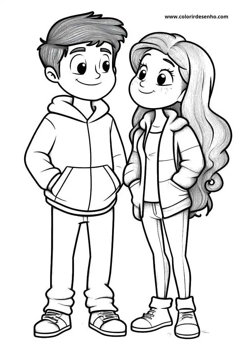 Couples Coloring Pages For All Ages 7
