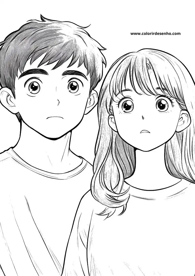 Couples Coloring Pages For Kids And Adults 1