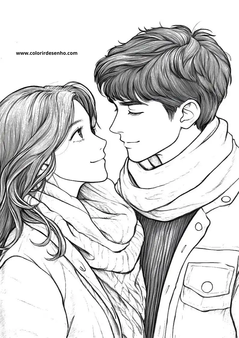 Couples Coloring Pages For Kids And Adults 2