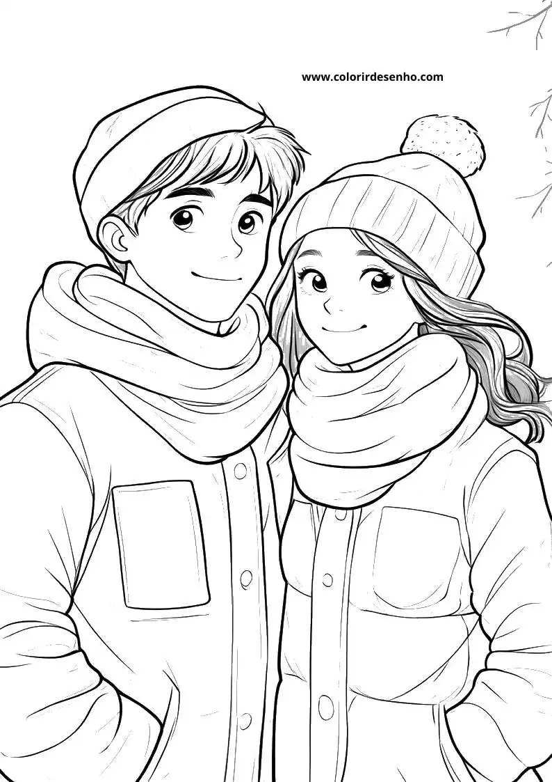 Couples Coloring Pages For Kids And Adults 6