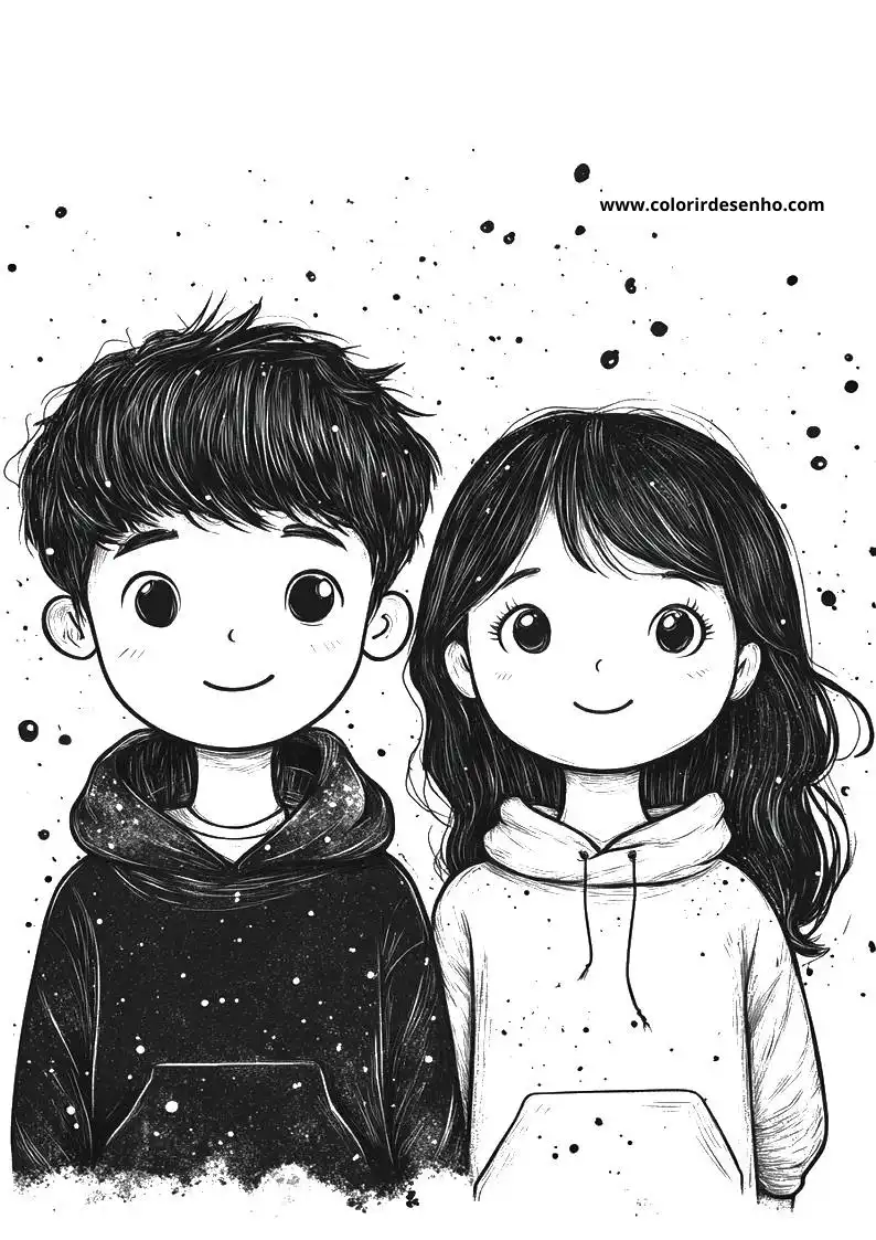 Couples Coloring Sheet 2