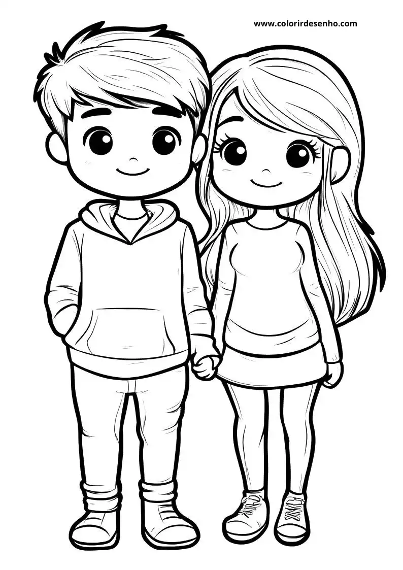 Couples Coloring Sheet 3