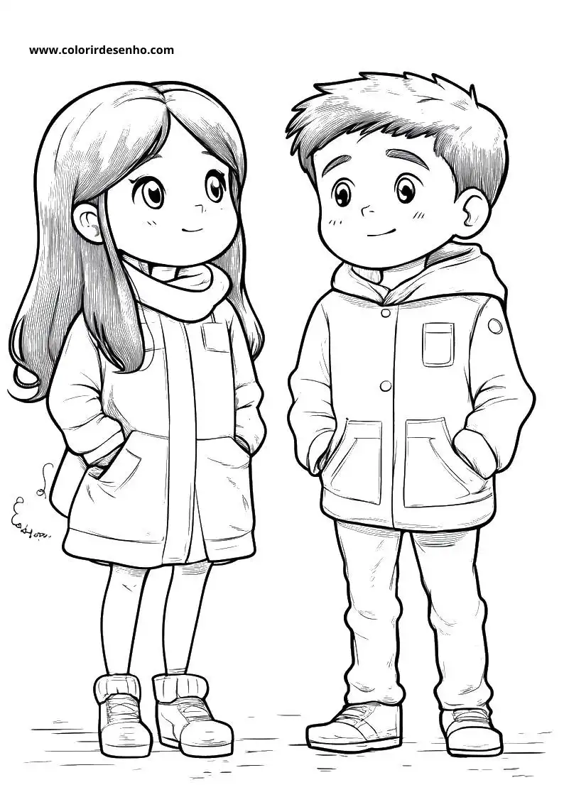 Couples Free Printable Coloring Pages 9