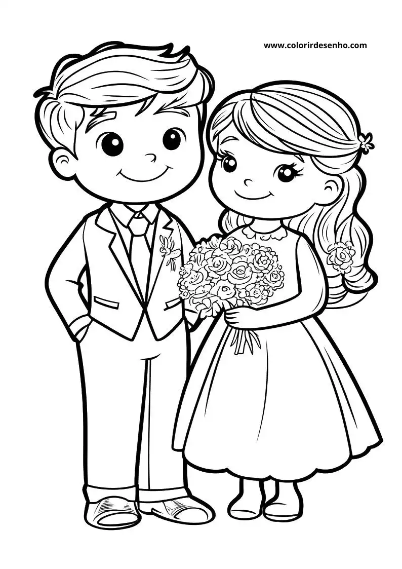 Couples Picture Coloring Pages 3