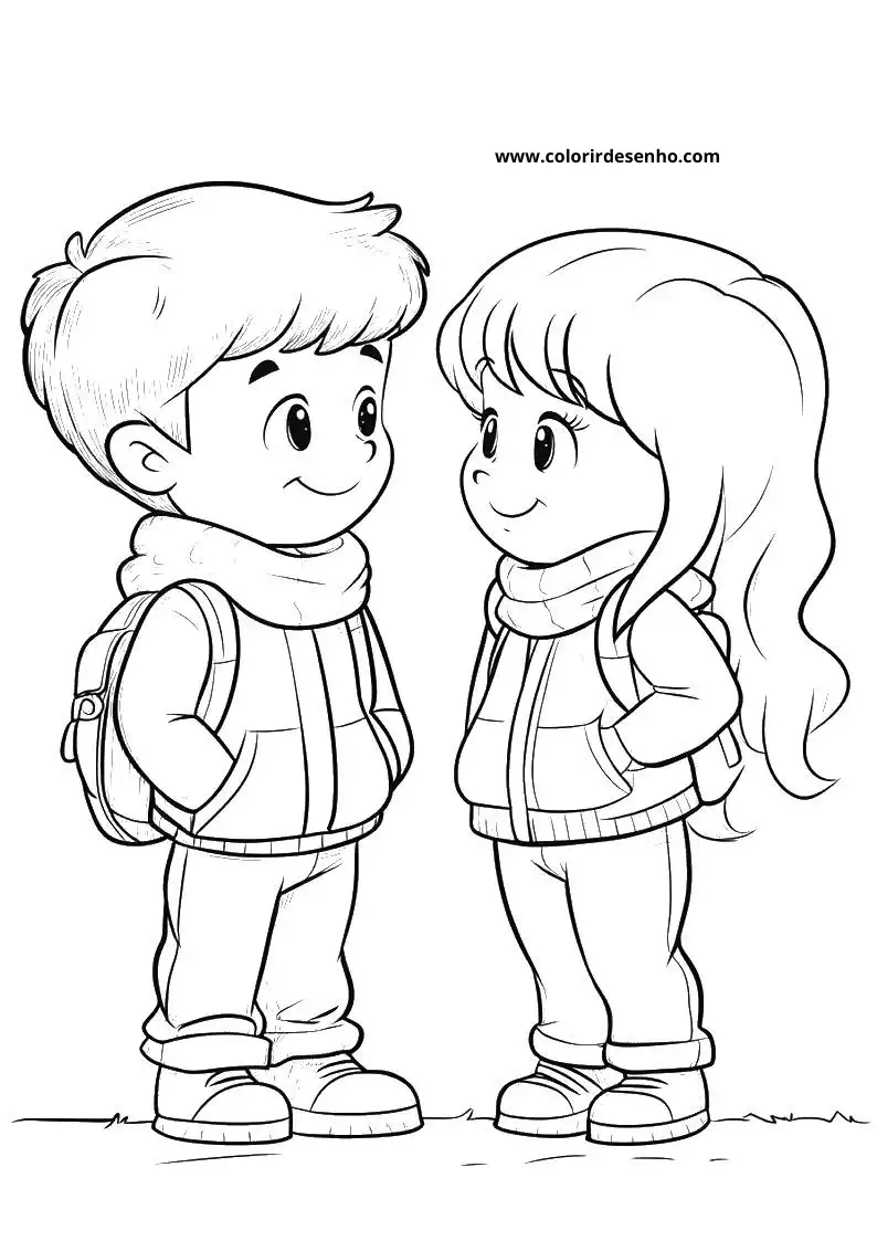 Couples Picture Coloring Pages 5