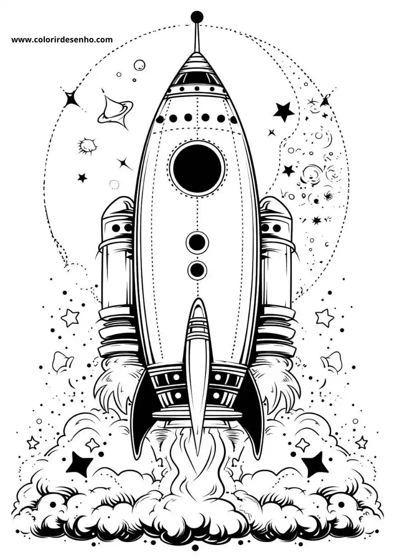 Cute Astronaut Coloring Pages 3
