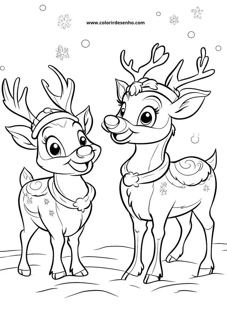 Cute Christmas Coloring Pages 4