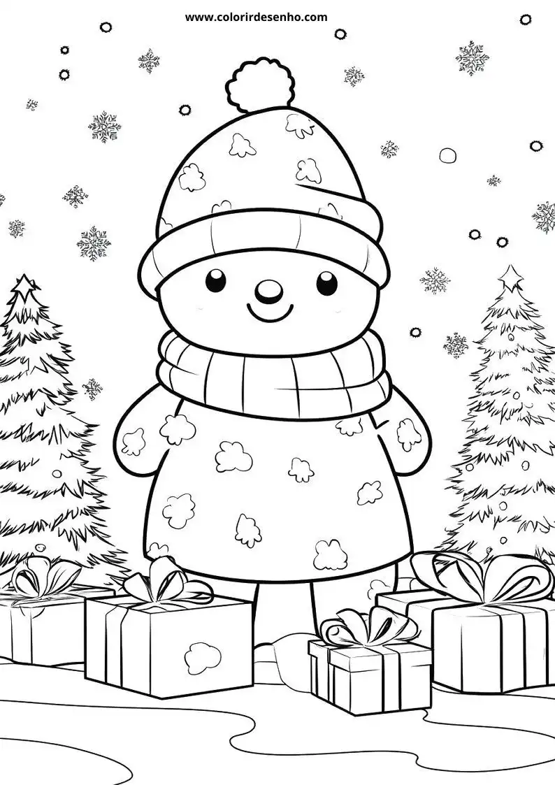 Cute Christmas Coloring Pages 5