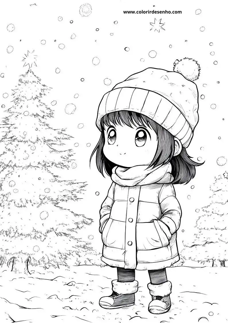 Cute Christmas Coloring Pages 7