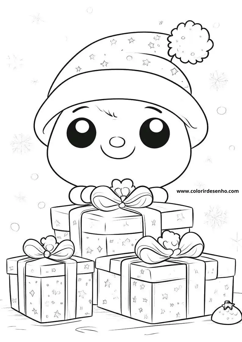 Cute Christmas Coloring Pages 8