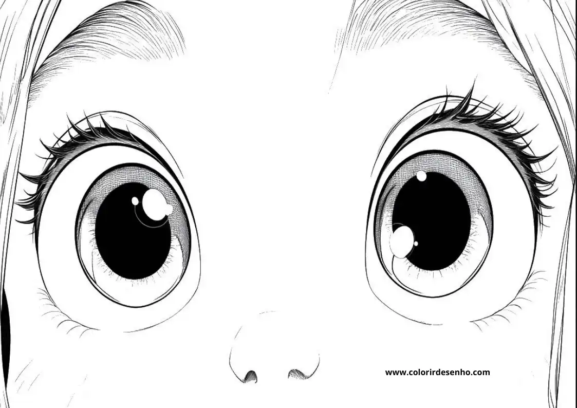 Cute Eyes Coloring Pages 7 Coloring Pages