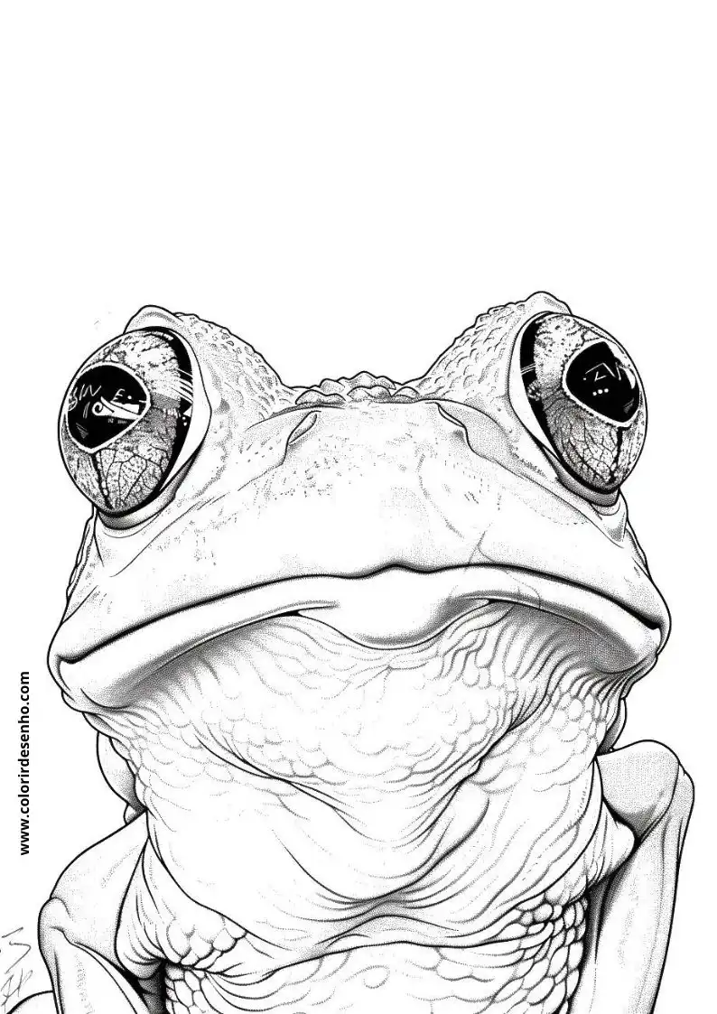 Cute Frog Coloring Pages 8