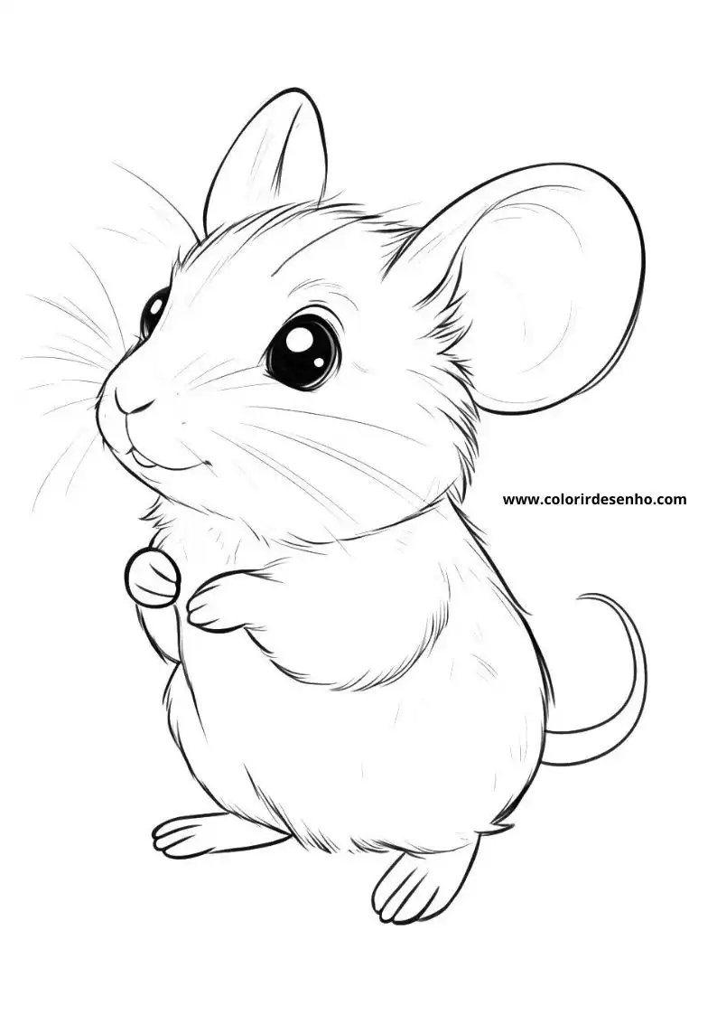 Cute Mouse Coloring Pages 9