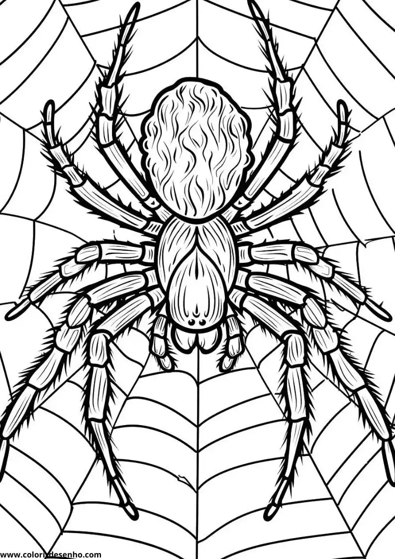 Cute Spider Coloring Pages 5