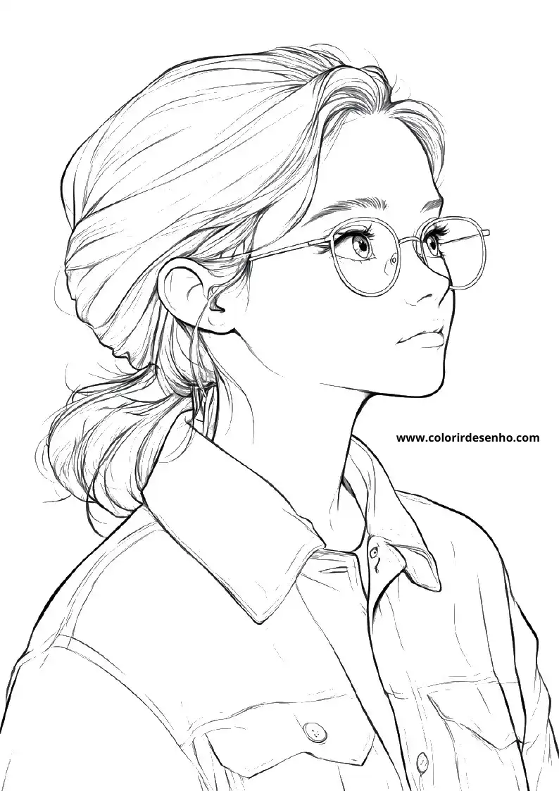 Cute Teacher Coloring Pages 4