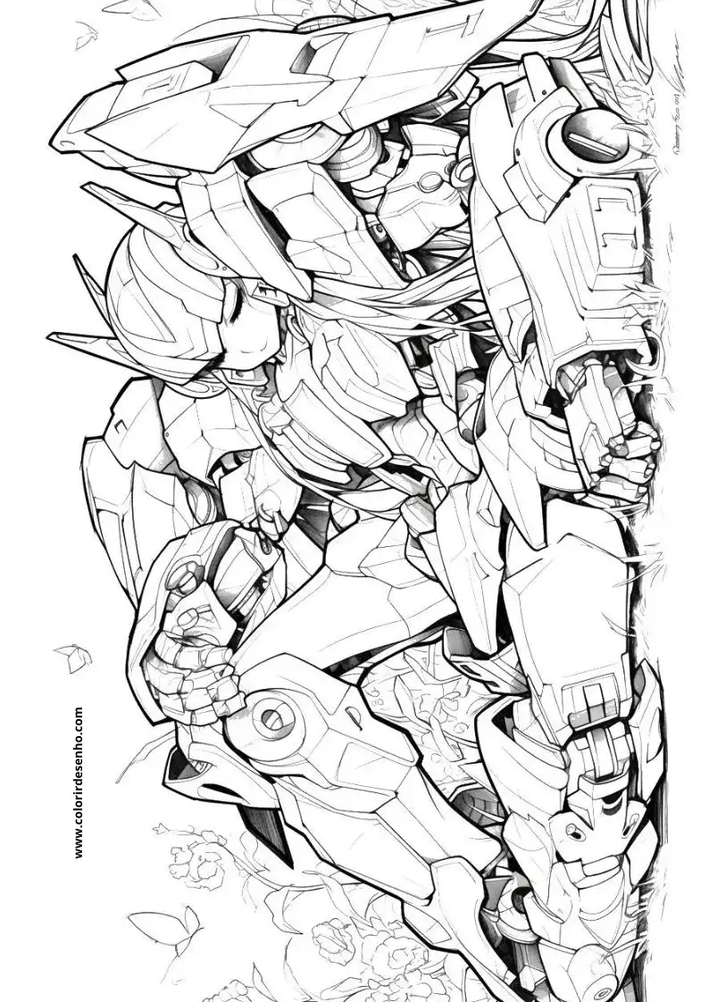 Cute Transformers Coloring Pages 1