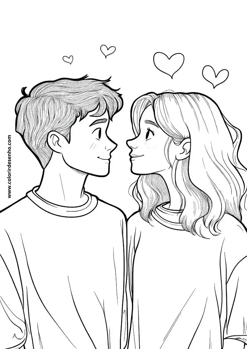 Cute Valentine’s Day Coloring Pages 4