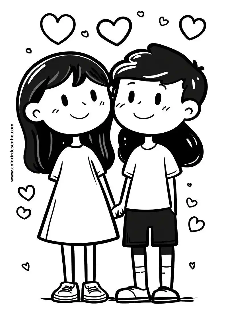 Cute Valentine’s Day Coloring Pages 5