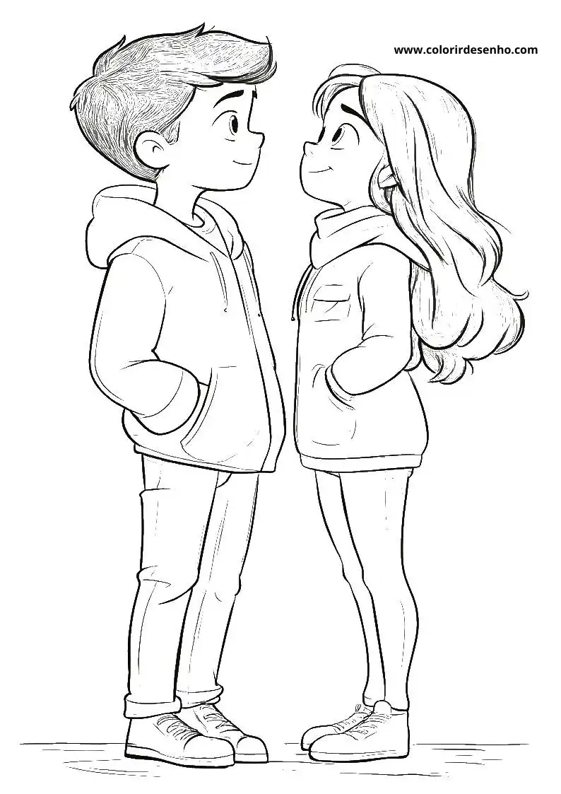 Cute Valentine’s Day Coloring Pages 7