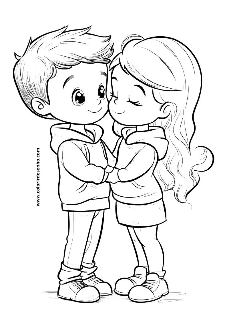 Cute Valentine’s Day Coloring Pages 8