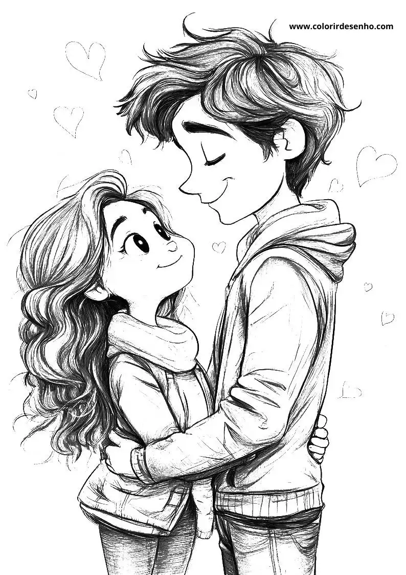 Cute Valentine’s Day Coloring Pages 9