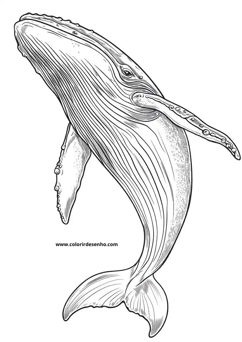 Whale Coloring Pages (139+ Free Printables) 13 Cute Whale 6297