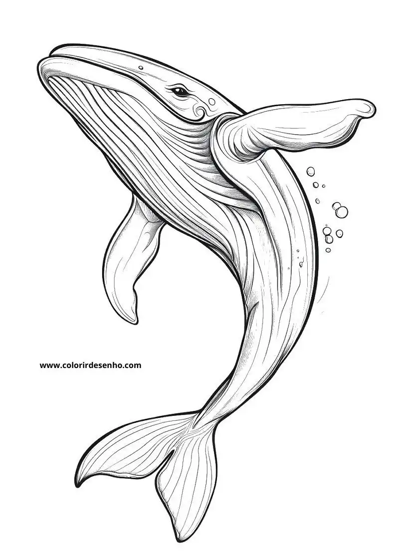 Whale Coloring Pages (139+ Free Printables) 9 Cute Whale 6301