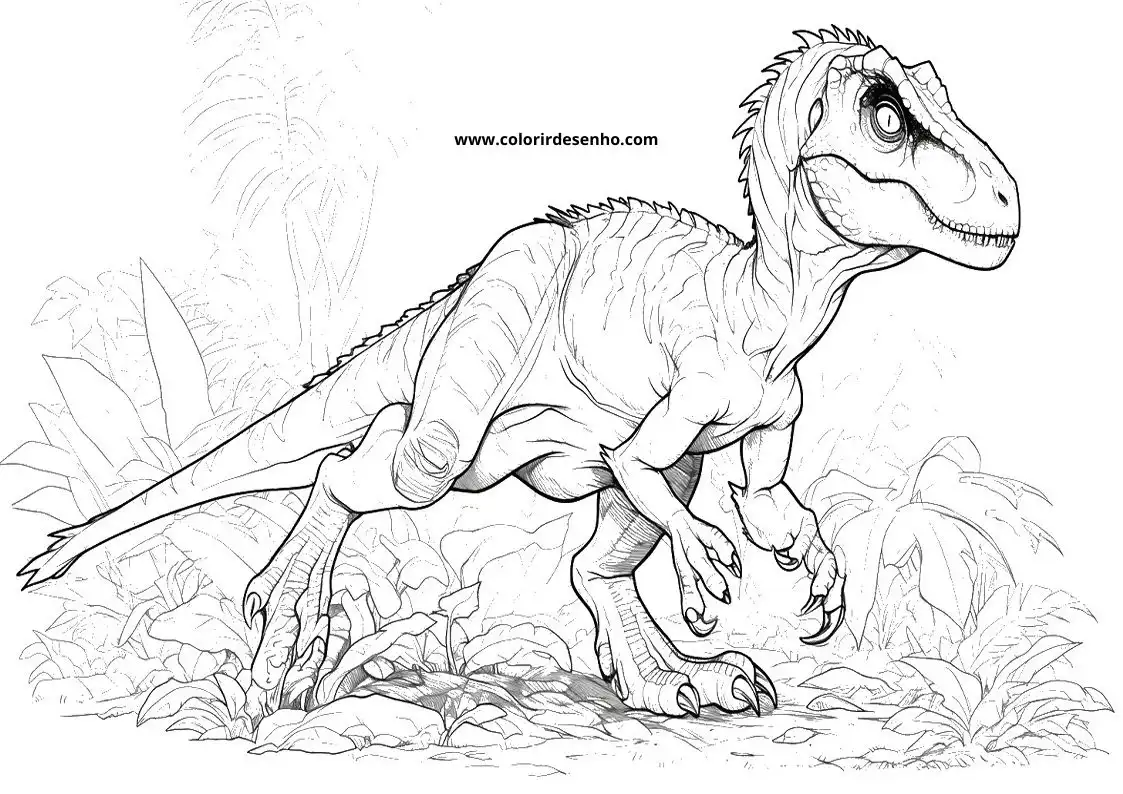 Dinosaur Coloring Pages For All Ages 6