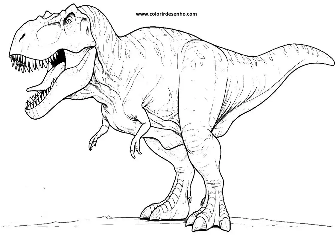 Dinosaur Coloring Pages For All Ages 9