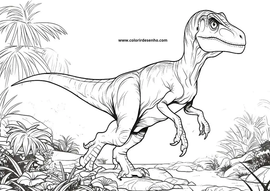 Dinosaur Coloring Pages For Kids And Adults 3