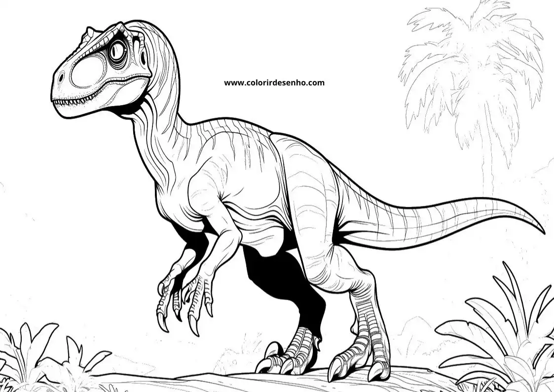 Dinosaur Coloring Pages For Kids And Adults 5