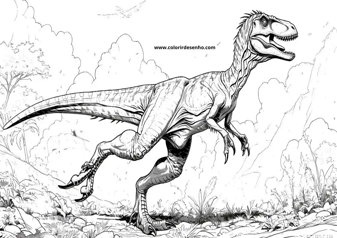 Dinosaur Coloring Pages For Kids And Adults 6