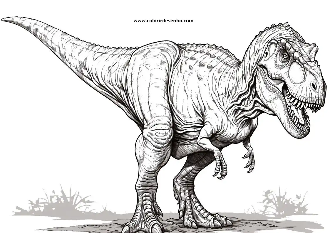 Dinosaur Coloring Sheet 1
