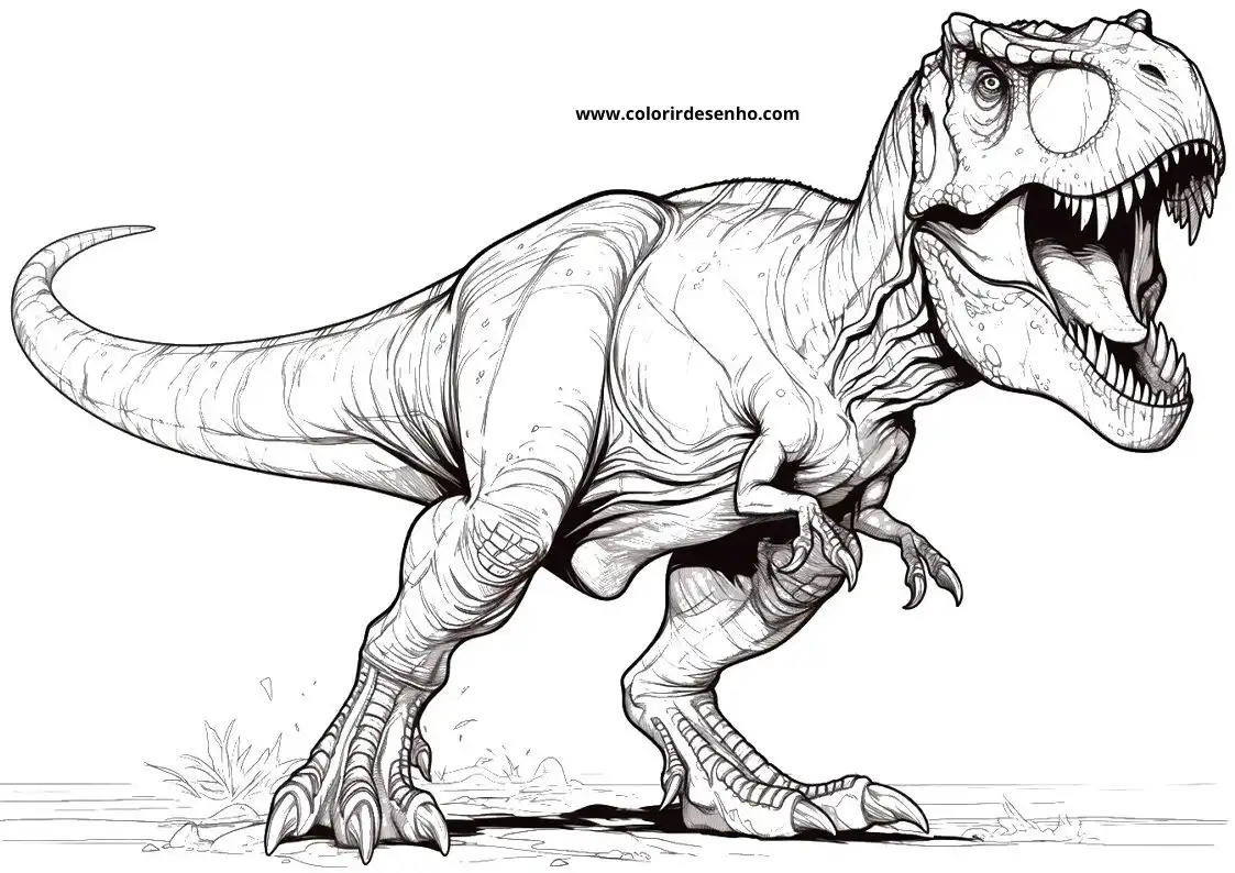 Dinosaur Coloring Sheet 3