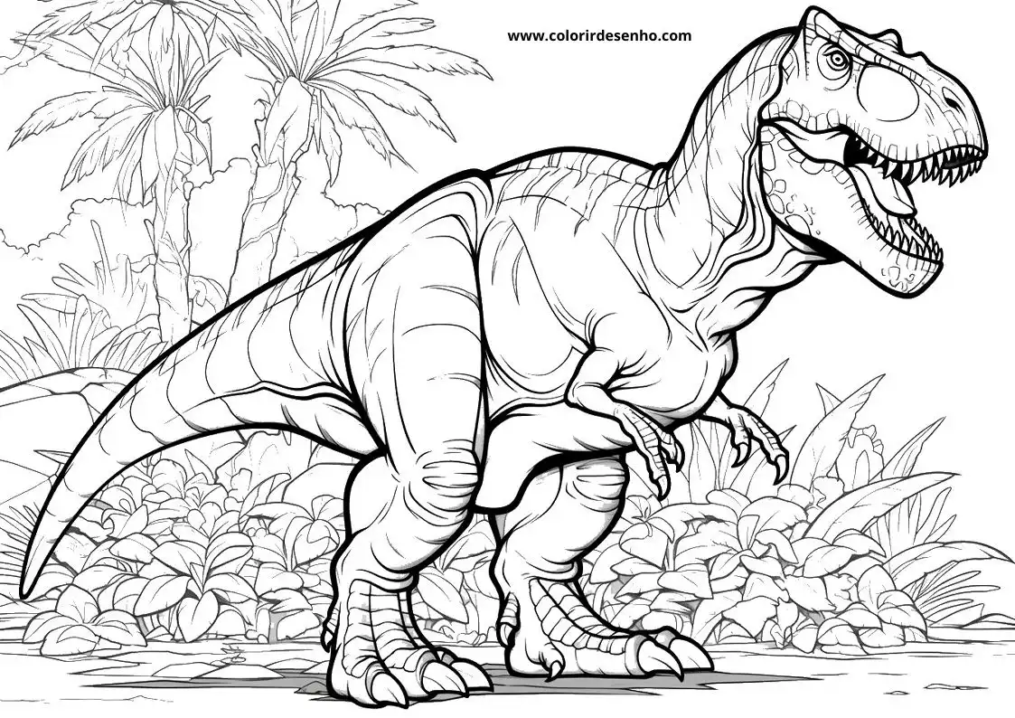 Dinosaur Coloring Sheet 7