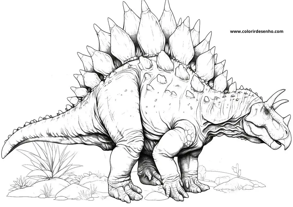 Dinosaur Drawing For Kids To Color 10