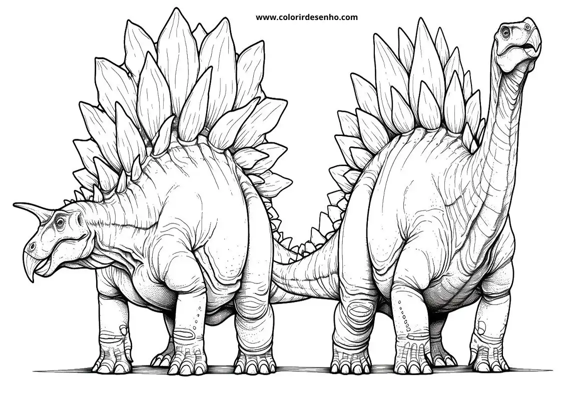 Dinosaur Drawing For Kids To Color 8