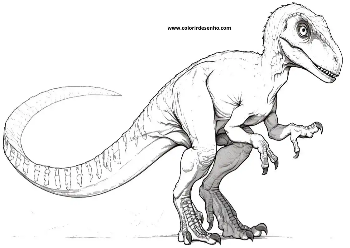 Dinosaur Free Printable Coloring Pages 3